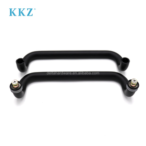 Double Bend Type Stainless Steel 304 Black Color Double Sided Glass <strong>Door</strong> Offset <strong>Pull</strong> <strong>Handle</strong> - Product Image 4