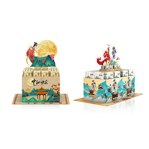 Cartón corrugado de supermercado para Paleta de exhibición con color personalizado para venta de vacaciones y soporte de productos de tienda de promoción - Product Image 5