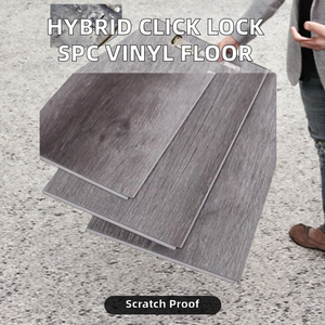 Suelo Vinílico SPC Moderno, Sistema de Click, Resistente al Agua, Diseño Rectangular en Relieve, Material Plástico para Interiores, Hogar y Oficina, Capa de Desgaste de 0.3mm - Product Image 2