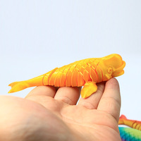 Modèle de baleine réaliste imprimé en 3D, ornement animal, jouet pour enfants, décoration d'aquarium, cadeau, ornement de collection