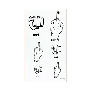 Pegatinas de <span class=keywords><strong>tatuaje</strong></span> de transferencia de agua realistas de tamaño pequeño al por mayor pegatina de <span class=keywords><strong>tatuaje</strong></span> de dedo temporal de Diseño Popular - Product Image 5