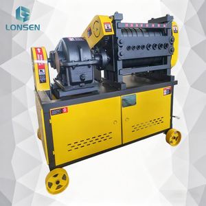 เครื่องยืดเหล็กเส้นเศษเหล็ก 6-20A 380V 8 รู มอเตอร์ 11kW ตัวลดความเร็ว 350 - Product Image 4