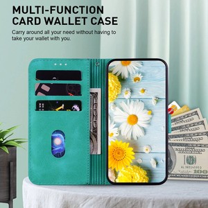 Funda de Teléfono de Lujo con Patrón de Flores en Relieve, Funda Tipo Cartera de Cuero PU con Cordón para OPPO <span class=keywords><strong>Realme</strong></span> C100 4G C100i - Product Image 5
