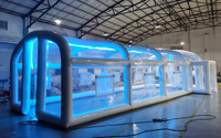 Tente de piscine gonflable d'éclairage de LED Tentes gonflables de piscine Tente gonflable de dôme