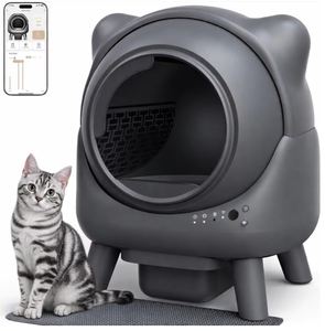 Bac à litière automatique intelligent pour chat de grande capacité 50L, auto-nettoyant, capteur de sécurité infrarouge, nettoyage facile, contrôle des odeurs pour tous les chats - Product Image 1