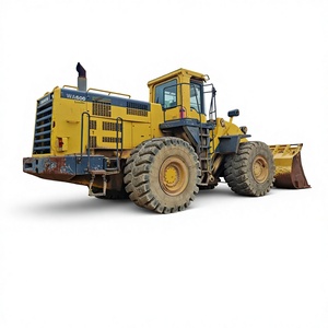 Chargeuse sur pneus d'occasion Komatsu WA600 de 52 tonnes avec pompe, équipement d'ingénierie à vendre, capacité de godet de 6,0 pi³ - Product Image 1