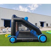 Jeux Gonflables Personnalisés Système IPS pour Adultes, Jeu de Carnaval Sportif Interactif Commercial, Jeu de Tir IPS Gonflable à Vendre
