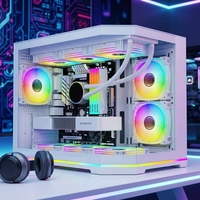 Nueva llegada: Caja de ordenador para juegos RGB E-ATX ATX MATX ITX, caja de PC para juegos de torre completa de aleación de aluminio con fuente de alimentación
