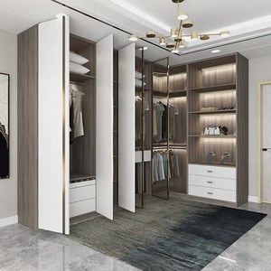 HZ Factory Supply Simple Lacquer Design Bedroom Cabinet Modern Style High Quality Professional Wardrobes - Product Image 4
