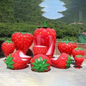 Chaise extérieure <span class=keywords><strong>de</strong></span> tabouret <span class=keywords><strong>de</strong></span> fraise <span class=keywords><strong>de</strong></span> résine/sculpture <span class=keywords><strong>de</strong></span> fraise <span class=keywords><strong>de</strong></span> fibre <span class=keywords><strong>de</strong></span> verre/décor géant <span class=keywords><strong>de</strong></span> fraise - Product Image 6