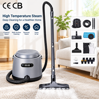 Nettoyeur Vapeur Électrique Léger CE pour Nettoyage en Profondeur Humide et Sec, Tapis, Tissus d'Ameublement, Voitures, Hôtels, Chauffage Instantané, Aspirateur Détachant