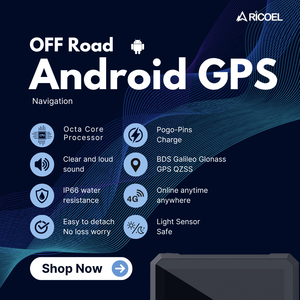 Không thấm nước Android 7-inch sat NAV GPS navigation wifi 4 gam GLONASS antenna nội bộ màn hình cảm ứng phát hiện cho BMW xe máy - Product Image 2