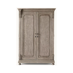 Luxury Modern Eco-Friendly Durable Living Room Furniture RH Furniture American Style Dresser Hand-carved Fluted Cornices Cabinet - Product Image 4