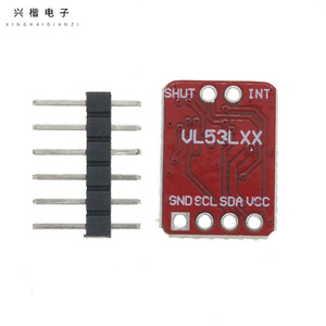 โมดูลเซ็นเซอร์วัดระยะทางด้วยเลเซอร์ VL53L1X TOF 4M I2C 3.3V PCB เซ็นเซอร์ตรวจจับระยะใกล้ - Product Image 2