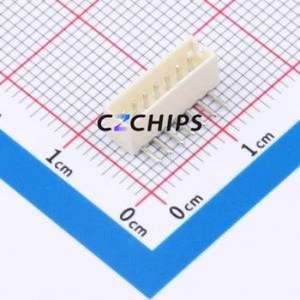 ZX-ZH1.5-7PWZ Wire-to-Board Pin Header Bent Lead Through Hole,P=1.5mm Connector 1x7P 1.5mm Right Angle Insert ZH - Product Image 1