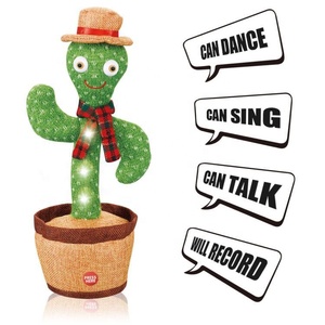 2022 vendita calda dancing <span class=keywords><strong>cactus</strong></span> per cantare danza peluche albero elettronico shake registrazione talking twisting doll kids baby game toy - Product Image 3