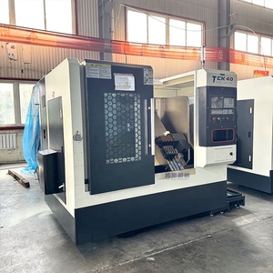 Tck40 nghiêng giường <span class=keywords><strong>CNC</strong></span> máy tiện tốc độ cao hướng dẫn tuyến tính cách - Product Image 2