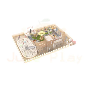 <span class=keywords><strong>Zona</strong></span> de juegos para bebés, área de juegos interactiva para escalar, parque infantil para niños pequeños, parque infantil, obstáculos, café de juego suave para niños - Product Image 3