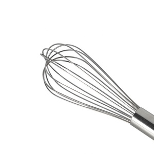 <span class=keywords><strong>Fouet</strong></span> à œufs en acier inoxydable avec manche en bois, mélangeur <span class=keywords><strong>manuel</strong></span> en forme de ballon pour crème fouettée et batteur à œufs, outil de pâtisserie pour la cuisine - Product Image 3