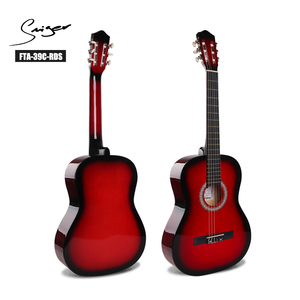 39 inch nylon strings electric travel classic Spanish guitarra guitars classic flat cut - Product Image 3