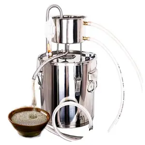 家庭用アルコール醸造機械ステンレス鋼Purslane Hydrolat Distiller 36L