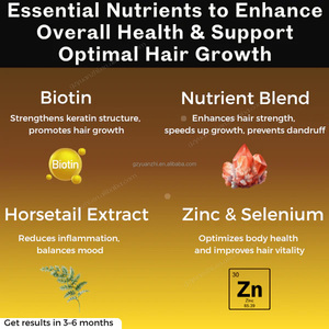 Cápsulas para el cabello bloqueadoras de DHT de etiqueta privada con Saw Palmetto 500mg Biotina <span class=keywords><strong>10000</strong></span> Suplemento para el cabello Regrow Hair 60 Cápsulas - Product Image 5
