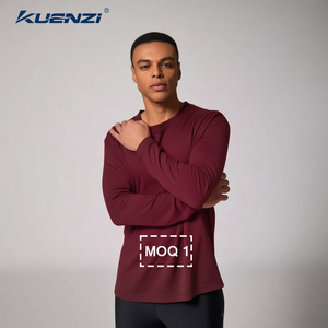 Camiseta Kuenzi RTS con Logotipo Personalizado, 100% Algodón, Talla Grande <span class=keywords><strong>3X</strong></span>, 230 g/m², Cuello Redondo, Manga Larga, para Hombre - Product Image 1