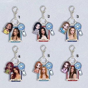 Venta al por mayor de productos de KATSEYE, grupo femenino internacional: Colgante acrílico de <span class=keywords><strong>MANON</strong></span>, Colgante para bolso de MEGAN, Llavero de DANIELA - Product Image 3