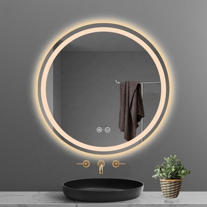 Moderno Smart Hotel Baño Anti-niebla Pantalla táctil de alta definición Montado en la pared <span class=keywords><strong>LED</strong></span> Espejo inteligente para salón Tocador - Product Image 1