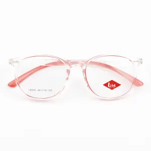 卸売レッドカスタムクリアTR90眼鏡アンチブルーレイフレキシブルメガネライト眼鏡安い透明眼鏡フレーム韓国