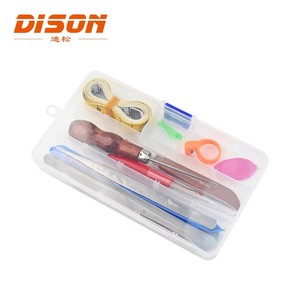 Kit de Herramientas de Costura DIY de 11 Piezas: Aguja, Tijeras, Punzón, Regla, Protector de Dedos - Product Image 2