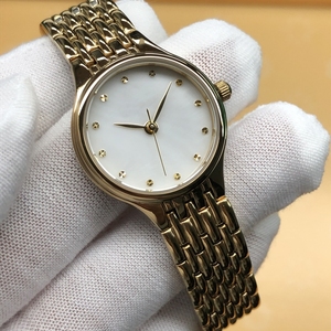 Reloj de Acero Dorado para Mujer, Caja de Acero Inoxidable 316L de 25 mm, Resistente al Agua 5 ATM, Esfera de Perlas, Relojes Elegantes para Mujer, Relojes de Lujo para Mujer - Product Image 3