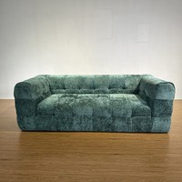 Sofá de Tela Comprimido en Oferta, Sofá Suave Tipo Nube, Sofá de Espuma de Diseño Moderno en Caja, Sofá de Compresión de Tres Plazas