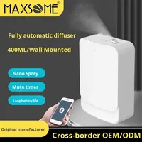 Diffuseur d'arômes mural entièrement automatique avec minuterie, 400 ml, à brancher sur une prise, pour une utilisation domestique et commerciale, batterie intelligente