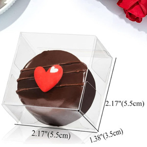 Cajas de Plástico Transparente para Recuerdos de Boda, Macarons, Oreo Cubierto de <span class=keywords><strong>Chocolate</strong></span>, Dulces, Gomitas, Pretzels, Brownies y Bolas de Malta - Product Image 2