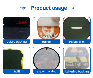 Nuevas Flores de Chenilla Ecológicas para Coser, Parches Tejidos de Dibujos Animados, Bordados para Sombreros y Accesorios de Ropa - Product Image 2