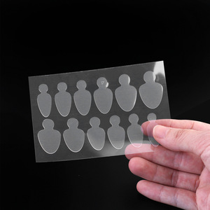 12 pezzi Set di strumenti di Extension Builder mezza copertura ABS forma unghie doppio adesivo interno stampo in Silicone Pad guida punta francese doppia forma - Product Image 1
