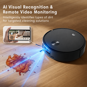 EU Private Label Ultrasonic Recognition Carpet Pressurization Pet Hair Cleaning Hard Floor Cleaning Robot Vacuum and Mop - Product Image 2