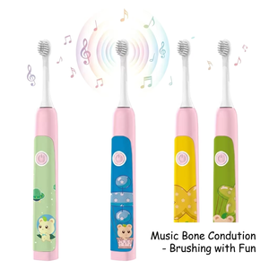 Fabricant BSCI, <span class=keywords><strong>brosse</strong></span> à dents électrique sonique pour enfants, <span class=keywords><strong>brosse</strong></span> à dents électrique avec logo privé, application musicale de dessins animés - Product Image 2