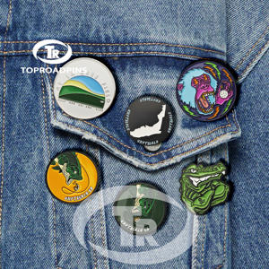 个性化定制颜色优质各种风格搞笑中国工厂搪瓷别针青蛙蟾蜍 - Product Image 2