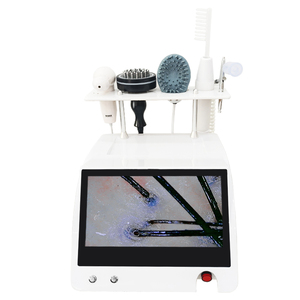 Appareil de massage du cuir chevelu 5 en 1 avec pulvérisation d'oxygène, traitement haute fréquence pour la croissance des cheveux, analyseur de peau et de cuir chevelu, anti-chute de cheveux - Product Image 1