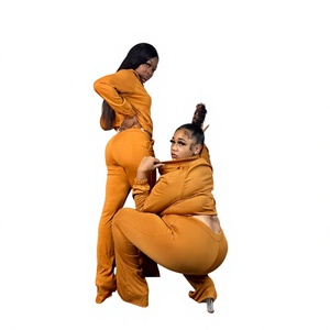 Mono de Manga Larga con Capucha para Mujer, Color Sólido, Cintura Alta, Largo Completo, Spandex, Poliéster, Elástico, Sexy, Ropa de Club - Product Image 1