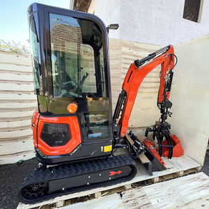 Precio de fábrica Nueva excavadora sobre orugas 1,8 T 1T 1,5 T Mini jardín y uso Honme Mini excavadora máquina compacta - Product Image 1