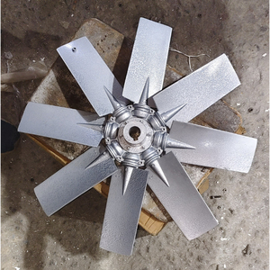 ใบพัดลมแกนอะลูมิเนียมหล่อขึ้นรูป อุปกรณ์ระบายอากาศอุตสาหกรรม ปริมาณลมสูง สำหรับหอระบายความร้อน พัดลมดูดอากาศ ทนทาน - Product Image 3