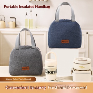 New Waterproof Oil-Proof Oxford Cloth Takeout <b>Lunch</b> <b>Bag</b> Insulated Portable Thickened Aluminum Foil for Students - Product Image 3
