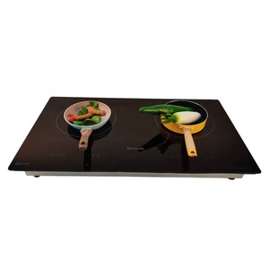 Table de cuisson à induction 2 feux Bruner pour comptoir, 9 niveaux de puissance, minuterie, verrouillage de sécurité enfant - Product Image 1