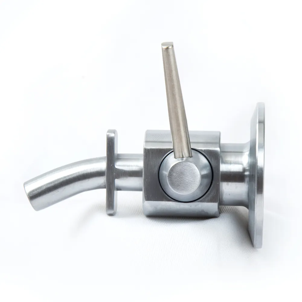 Edelstahl Tri-Clamp 1,5 "Hahn Proben ventil für Bier