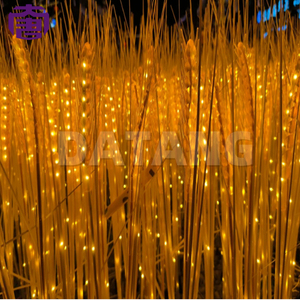 Lámparas Decorativas Solares LED para Exteriores, Impermeables IP65, con Forma de Trigo, para Iluminación de Paisajes en Navidad y Halloween - Product Image 5