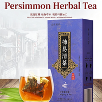 Coffret Cadeau Bien-être des Fêtes en Gros OEM – Thé Herbal Rafraîchissant aux Fleurs de Kaki et aux Fruits, Sachets Individuels de Thé