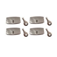 Vente directe en alliage de zinc serrure boucle bagages boîte-cadeau usine-Direct Trendy & Classic Style Double-Locked Hardware Accessoires Set